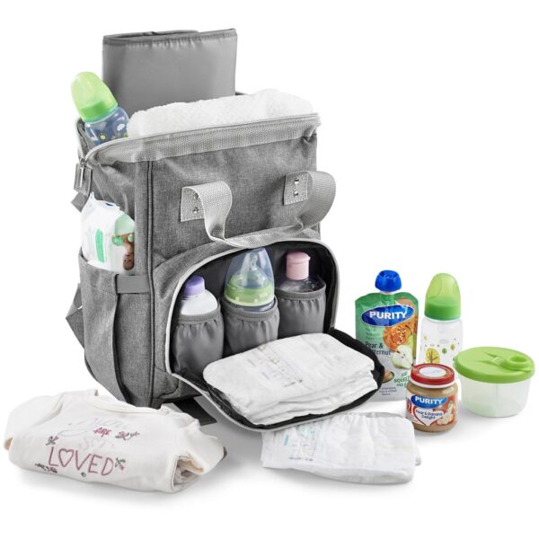 Kristy Diaper Bag With Changing Mat - Image 3