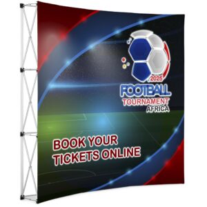 Legend Curved Banner Wall 1.45m x 2.25m