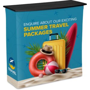 Pop Up Fabric Counter Skin