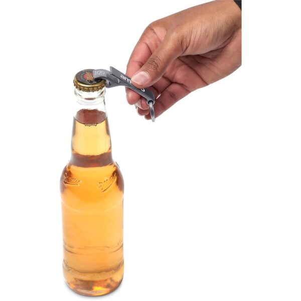Altitude Cog Recycled Aluminium Bottle Opener Key-holder - Image 3