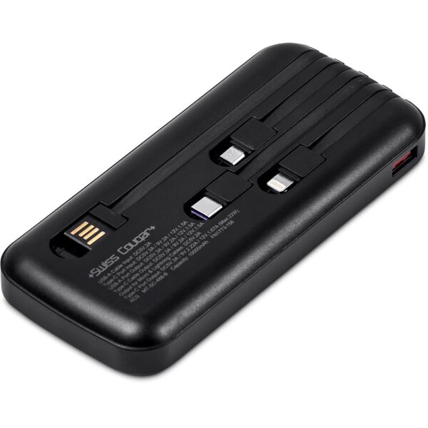 Swiss Cougar Bratislava Fast Charge 22.5W Power Bank - 10,000mAh - Image 4